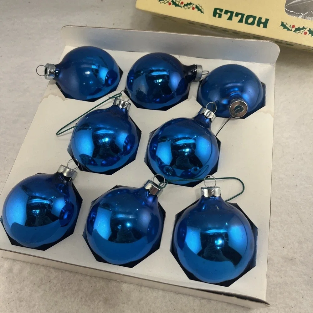 Hollywood Regency set blue